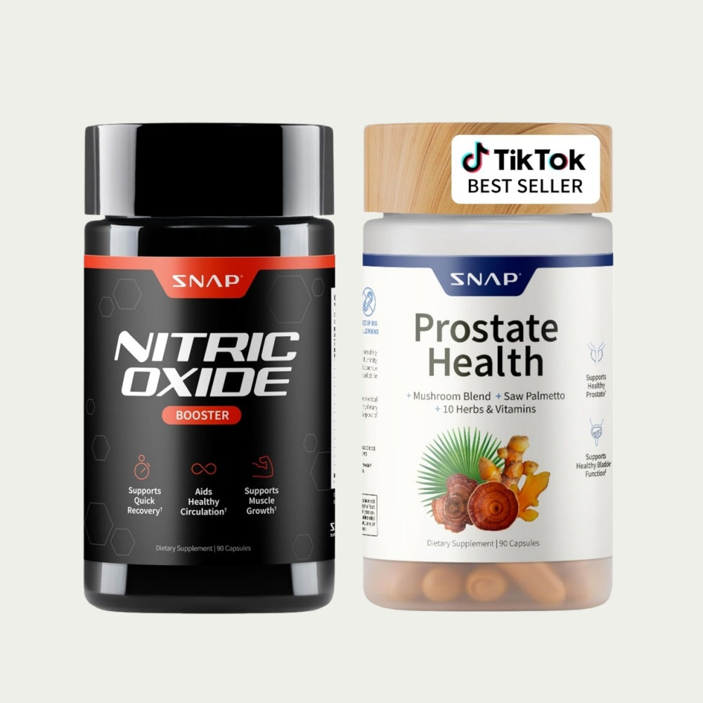Prostate Health & Nitric Oxide Supplement Bundle(90ct)