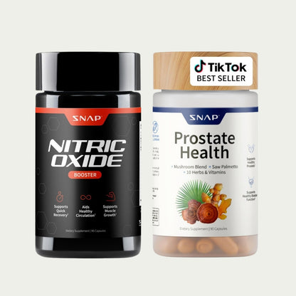 Prostate Health & Nitric Oxide Supplement Bundle(90ct)